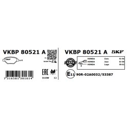 Brake Pad Set VKBP80521A SKF VKBP 80521 A OE Ref 04650SAA900 SKF