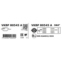 Brake Pad Set VKBP80545A SKF VKBP 80545 A OE Ref 32006166 SKF