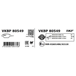 Brake Pad Set VKBP80549 SKF VKBP 80549 OE Ref 0044206220 SKF