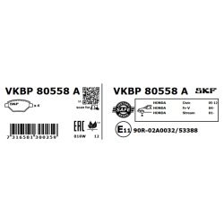 Brake Pad Set VKBP80558A SKF VKBP 80558 A OE Ref 06450S0KJ01 SKF