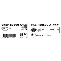 Brake Pad Set VKBP80590A SKF VKBP 80590 A OE Ref 8970352570 SKF
