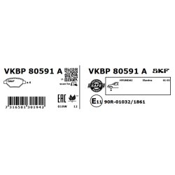 Brake Pad Set VKBP80591A SKF VKBP 80591 A OE Ref 5810117A010 SKF