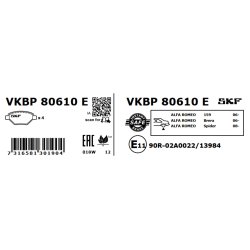 Brake Pad Set VKBP80610E SKF VKBP 80610 E OE Ref 77364900 SKF
