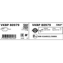 Brake Pad Set VKBP80979 SKF VKBP 80979 OE Ref GX732K021BA SKF