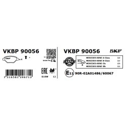 Brake Pad Set VKBP90056 SKF VKBP 90056 OE Ref 0064202320 SKF