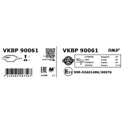 Brake Pad Set VKBP90061 SKF VKBP 90061 OE Ref 425367 SKF