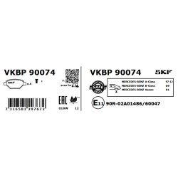 Brake Pad Set VKBP90074 SKF VKBP 90074 OE Ref 1684200420 SKF