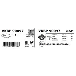 Brake Pad Set VKBP90097 SKF VKBP 90097 OE Ref 4406000Q2K SKF