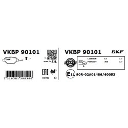 Brake Pad Set VKBP90101 SKF VKBP 90101 OE Ref 1609000680 SKF