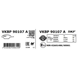 Brake Pad Set VKBP90107A SKF VKBP 90107 A OE Ref 044608H385 SKF