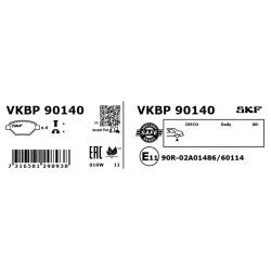 Brake Pad Set VKBP90140 SKF VKBP 90140 OE Ref 42555917 SKF