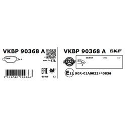 Brake Pad Set VKBP90368A SKF VKBP 90368 A OE Ref 43022TV0E00 SKF