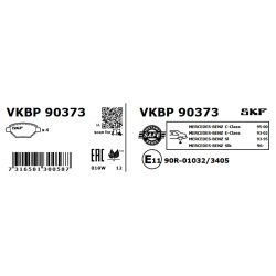 Brake Pad Set VKBP90373 SKF VKBP 90373 OE Ref 0014200220 SKF