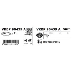 Brake Pad Set VKBP90439A SKF VKBP 90439 A OE Ref 43022SWWG00 SKF