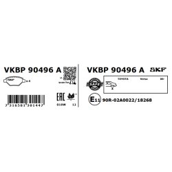 Brake Pad Set VKBP90496A SKF VKBP 90496 A OE Ref 044660F010 SKF
