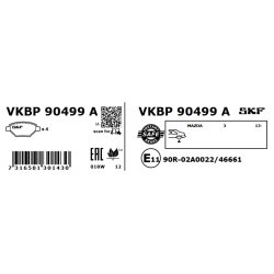 Brake Pad Set VKBP90499A SKF VKBP 90499 A OE Ref BAY0263ZA SKF