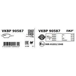 Brake Pad Set VKBP90587 SKF VKBP 90587 OE Ref FA6749230 SKF