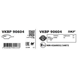Brake Pad Set VKBP90604 SKF VKBP 90604 OE Ref 044660K010 SKF
