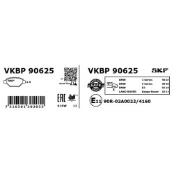 Brake Pad Set VKBP90625 SKF VKBP 90625 OE Ref SFP000120 SKF