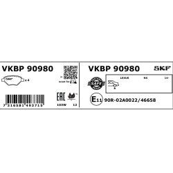 Brake Pad Set VKBP90980 SKF VKBP 90980 OE Ref 0446658021 SKF