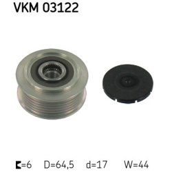 Alternator Freewheel Clutch VKM03122 SKF VKM 03122 OE Ref 06E903119E SKF