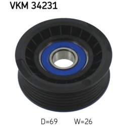 V ribbed Belt Deflection guide Pulley VKM34231 SKF VKM 34231 OE Ref 1465253