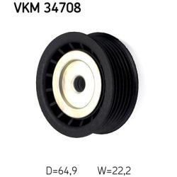 V ribbed Belt Deflection guide Pulley VKM34708 SKF VKM 34708 OE Ref 1731730 SKF