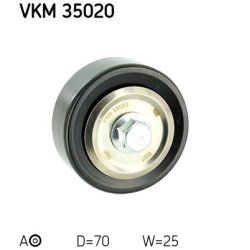 V ribbed Belt Deflection guide Pulley VKM35020 SKF VKM 35020 OE Ref 12610680 SKF