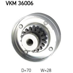 V ribbed Belt Deflection guide Pulley VKM36006 SKF VKM 36006 OE Ref 7700851321 SKF
