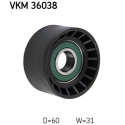V ribbed Belt Deflection guide Pulley VKM36038 SKF VKM 36038 OE Ref MW31303117