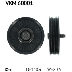 V ribbed Belt Deflection guide Pulley VKM60001 SKF VKM 60001 OE Ref 96183113