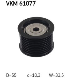 V ribbed Belt Deflection guide Pulley VKM61077 SKF VKM 61077 OE Ref 1660351010