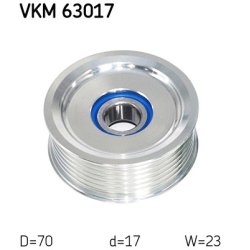 V ribbed Belt Deflection guide Pulley VKM63017 SKF VKM 63017 OE Ref 56980RSRE01 SKF
