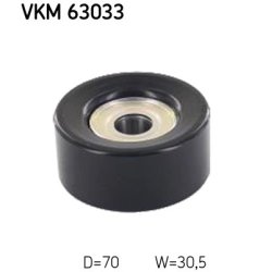 V ribbed Belt Deflection guide Pulley VKM63033 SKF VKM 63033