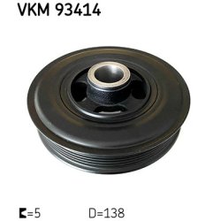 Crankshaft Belt Pulley VKM93414 SKF VKM 93414 OE Ref 1539704