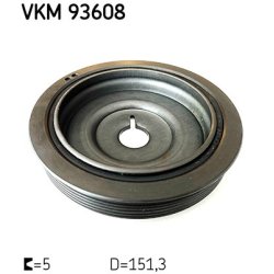 Crankshaft Belt Pulley VKM93608 SKF VKM 93608 OE Ref 6070300600