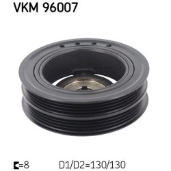 Crankshaft Belt Pulley VKM96007 SKF VKM 96007 OE Ref 25182733