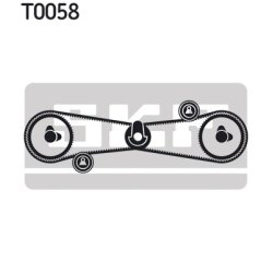 Timing Belt Kit VKMA02501 SKF VKMA 02501 OE Ref 131931