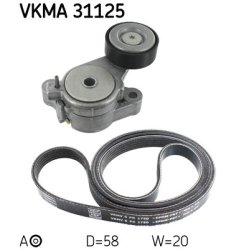 V ribbed Belt Set VKMA31125 SKF VKMA 31125 OE Ref 03C145299M