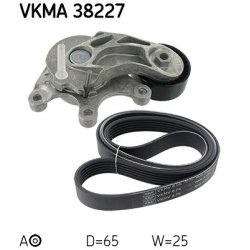 V ribbed Belt Set VKMA38227 SKF VKMA 38227 OE Ref 11287594969