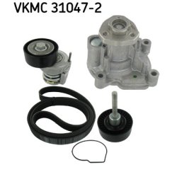 Water Pump + V ribbed Belt Kit VKMC31047 2 SKF VKMC 31047-2 OE Ref 55201362