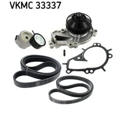 Water Pump + V ribbed Belt Kit VKMC33337 SKF VKMC 33337 OE Ref 030145933R