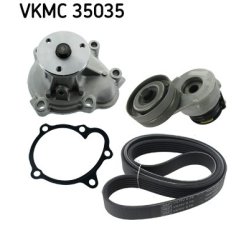 Water Pump + V ribbed Belt Kit VKMC35035 SKF VKMC 35035 OE Ref 31110PLZD00