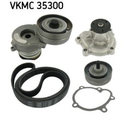 Water Pump + V ribbed Belt Kit VKMC35300 SKF VKMC 35300 OE Ref 022145933T