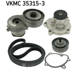 Water Pump + V ribbed Belt Kit VKMC35315 3 SKF VKMC 35315-3 OE Ref 044260849B