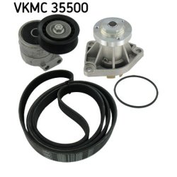 Water Pump + V ribbed Belt Kit VKMC35500 SKF VKMC 35500 OE Ref 0089976392