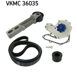 Water Pump + V ribbed Belt Kit VKMC36035 SKF VKMC 36035 OE Ref 9464640380