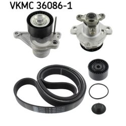 Water Pump + V ribbed Belt Kit VKMC36086 1 SKF VKMC 36086-1 OE Ref 60618584