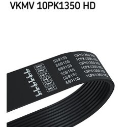 V ribbed Belt VKMV10PK1350HD SKF VKMV 10PK1350 HD OE Ref 9069972692