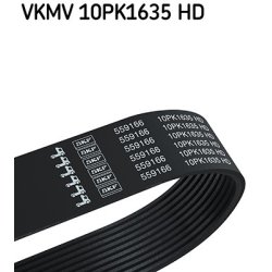 V ribbed Belt VKMV10PK1635HD SKF VKMV 10PK1635 HD OE Ref 5043705110